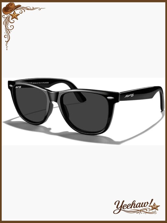 Classic Square Polarized Sunglasses UV400 Unisex Retro main image 4